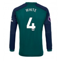 Camiseta Arsenal Benjamin White #4 Tercera Equipación 2023-24 manga larga